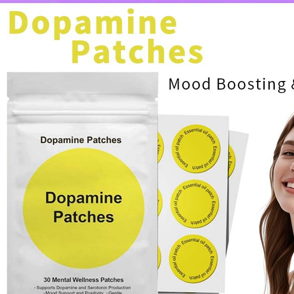 Velisse Beauty Dopamine Wellness Patch — Nourishing Body Care Patches (30 pcs)