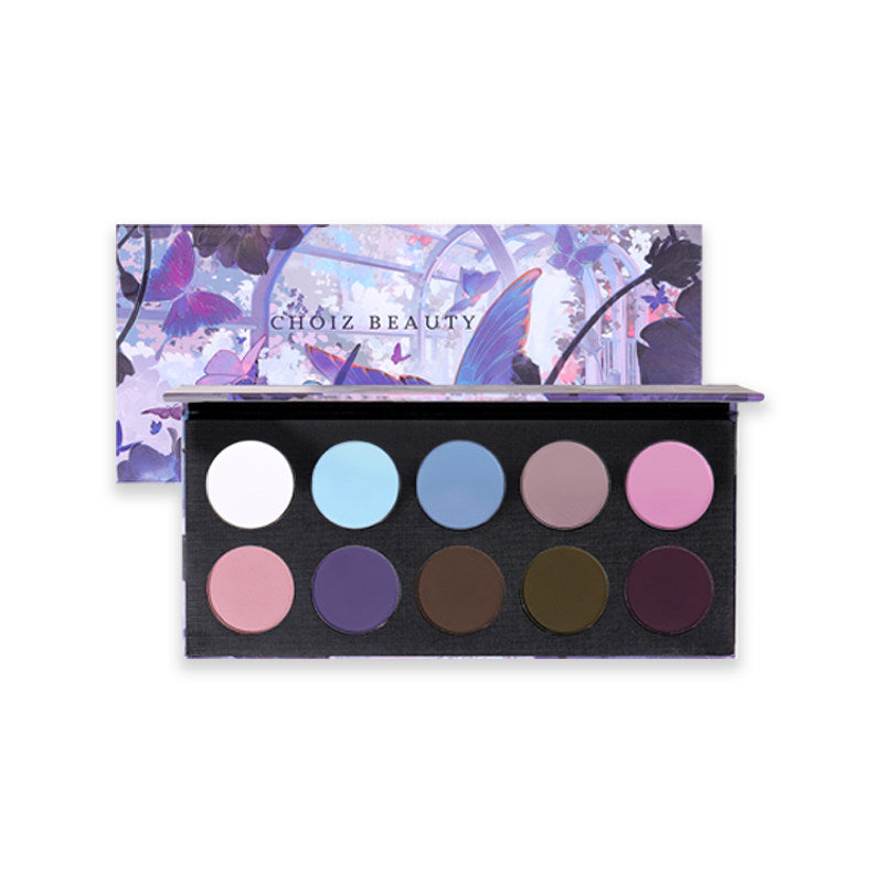 Velisse Beauty Cool-Tone Matte Eyeshadow Palette — Professional 12-Shade Collection