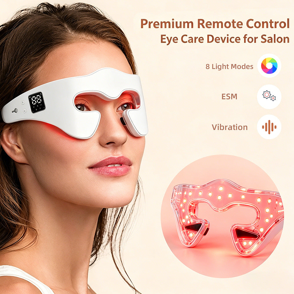 Velisse Beauty LED Eye Rejuvenation Massager — Red & Blue Light Eye Care Device