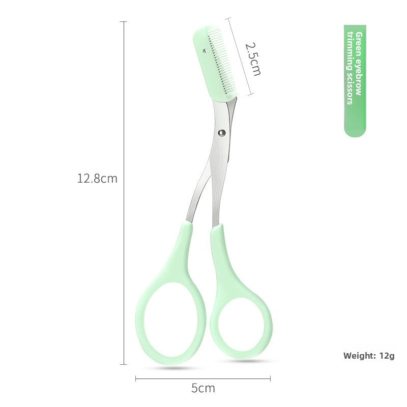 Velisse Beauty Precision Eyebrow Grooming Set — Stainless Steel Brow Sculpting Tools