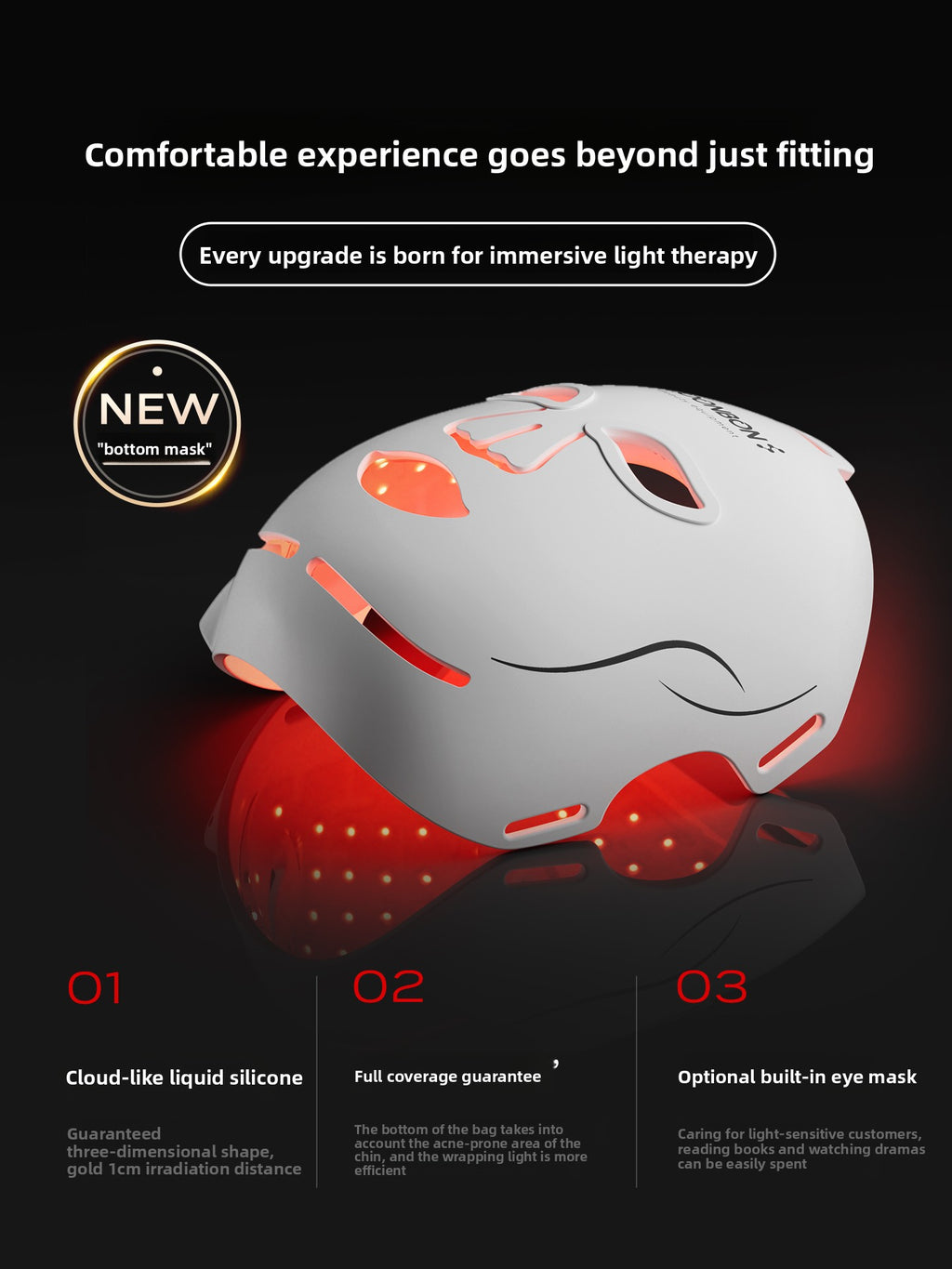 Velisse Pro Silicone LED Facial Mask