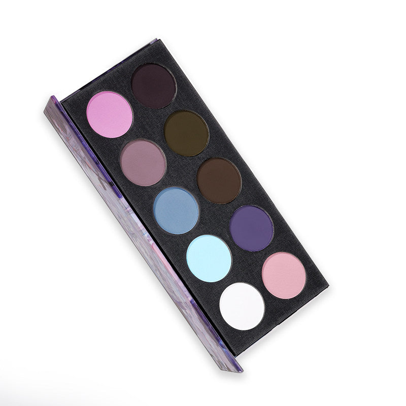 Velisse Beauty Cool-Tone Matte Eyeshadow Palette — Professional 12-Shade Collection