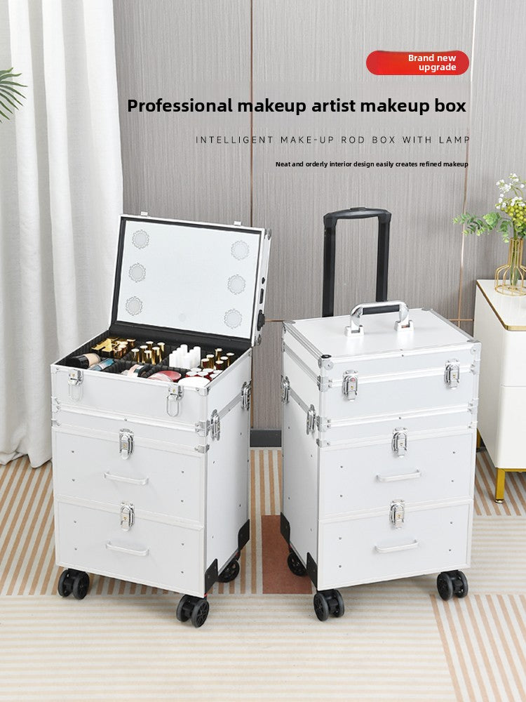 Velisse Beauty Professional Makeup Artist Storage Case — Luxury Vanity Box Organiser