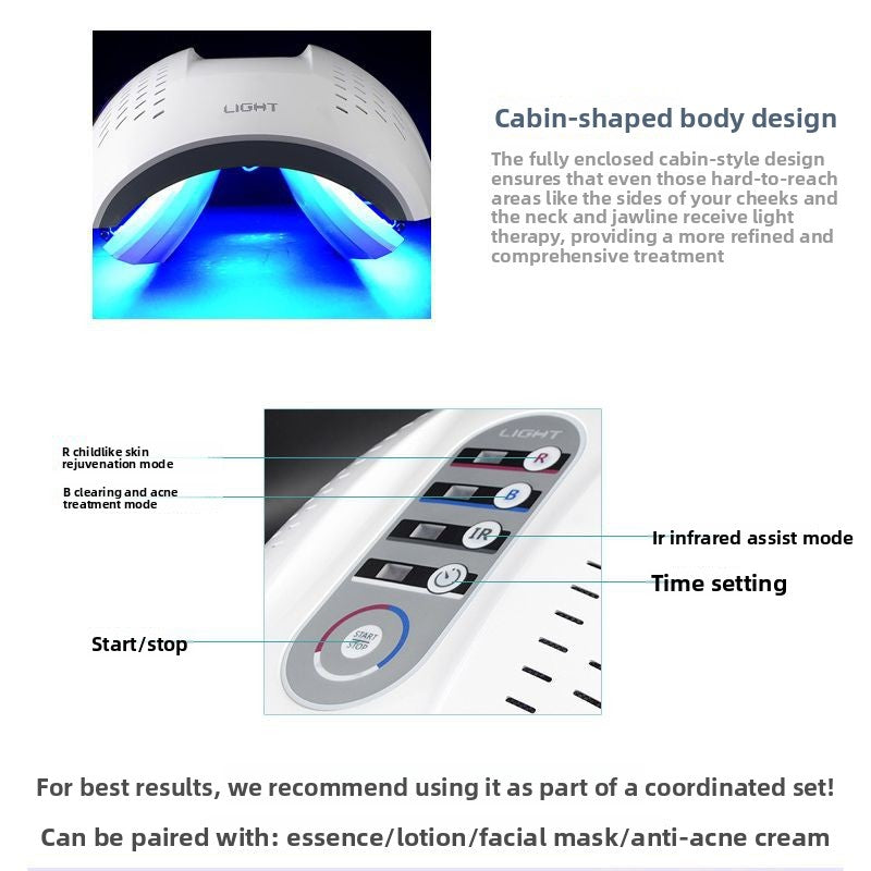 Velisse 7-Colour LED Photon Face Mask
