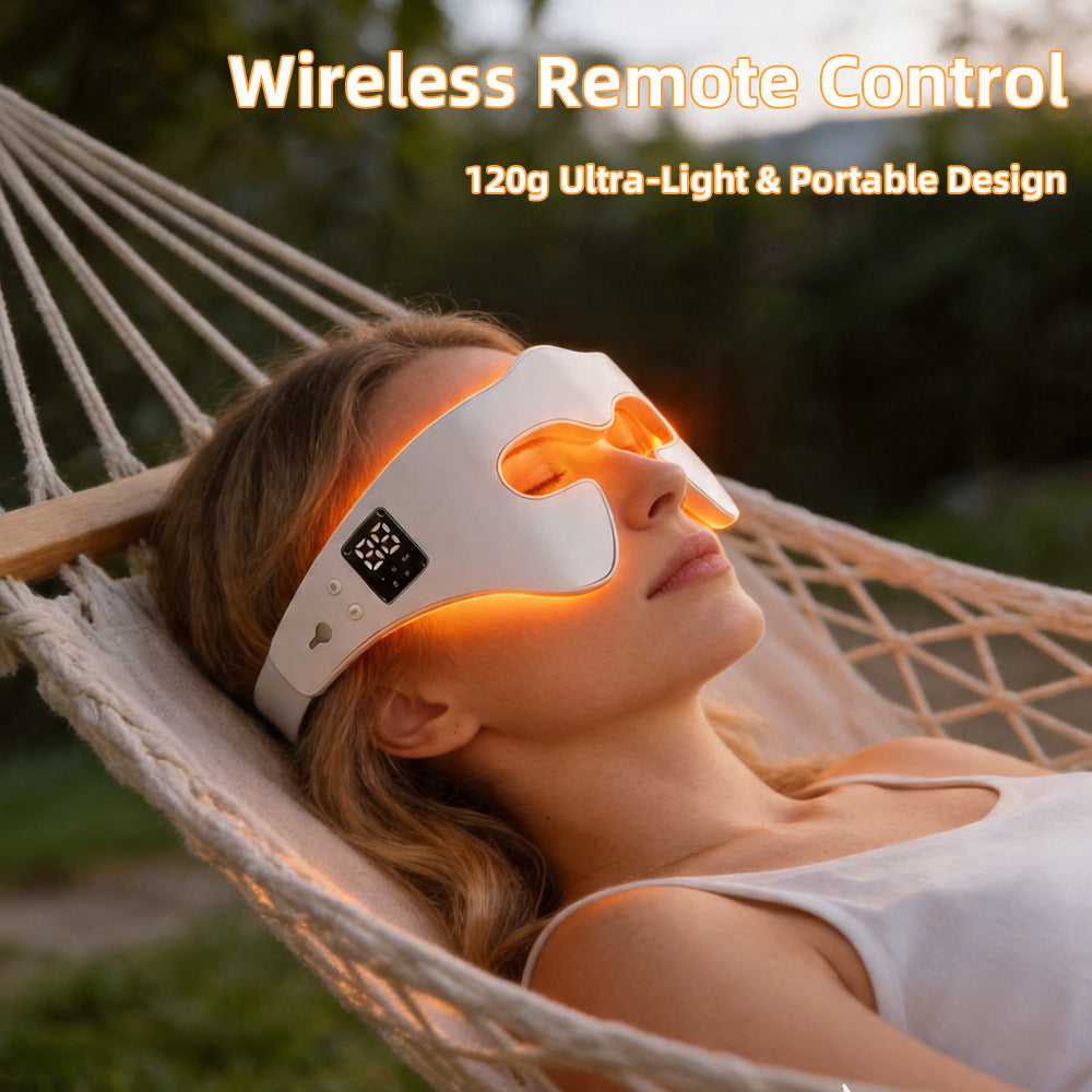 Velisse Beauty LED Eye Rejuvenation Massager — Red & Blue Light Eye Care Device