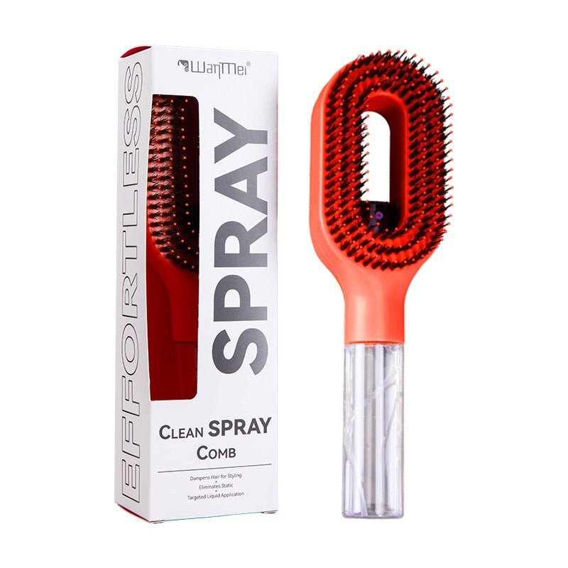 Velisse Beauty Hydrating Mist Spray Comb — Detangling & Styling Hair Tool