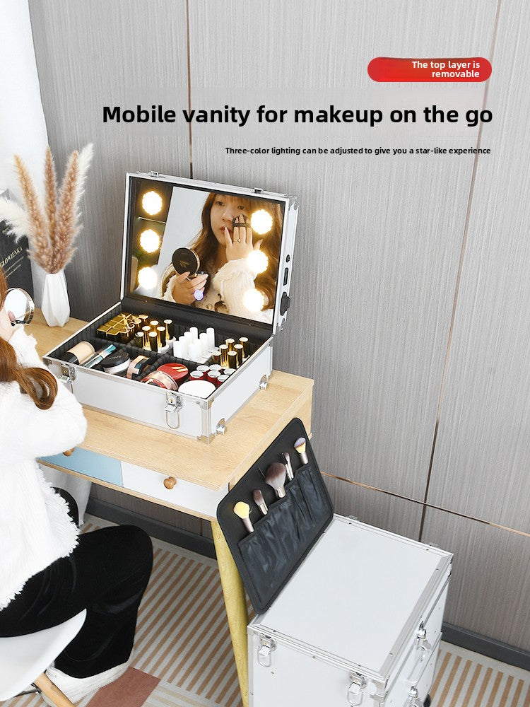 Velisse Beauty Professional Makeup Artist Storage Case — Luxury Vanity Box Organiser