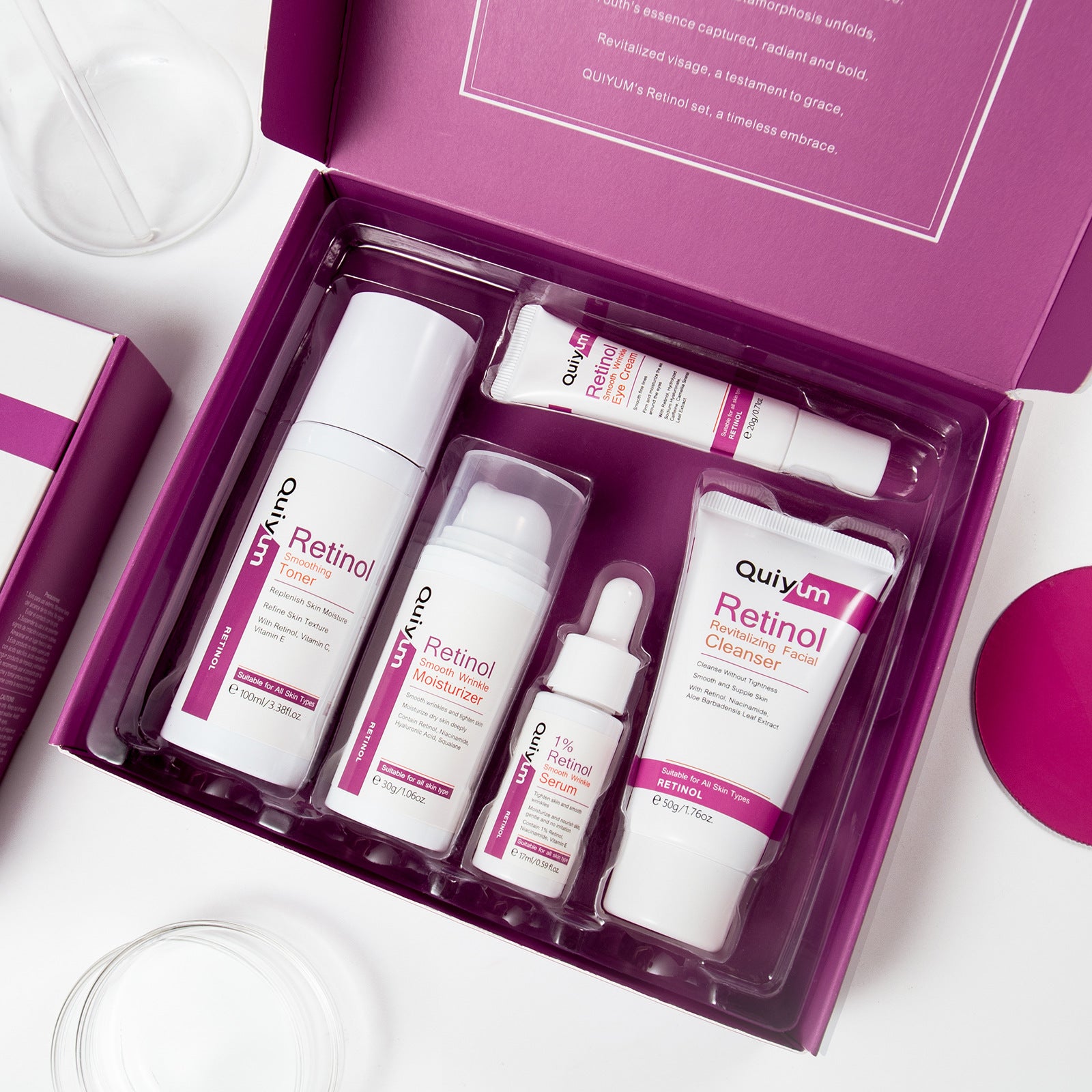 Velisse Beauty Complete Luxury Skincare Set — Full 5-Step Radiance Routine Collection