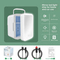 Velisse Beauty Touch Light Beauty Refrigerator — Mini Skincare Fridge with Mirror