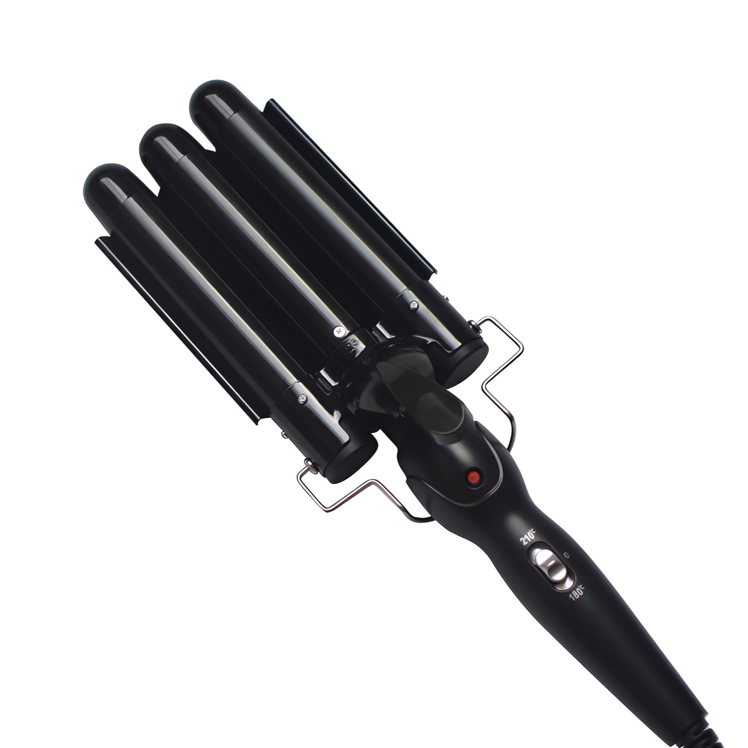 Velisse Beauty Triple Barrel Ceramic Wave Curler — Professional At-Home Hair Styling Iron