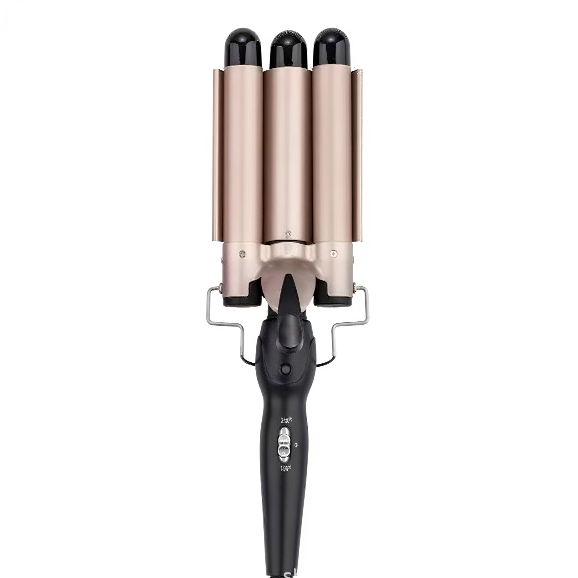 Velisse Beauty Triple Barrel Ceramic Wave Curler — Professional At-Home Hair Styling Iron