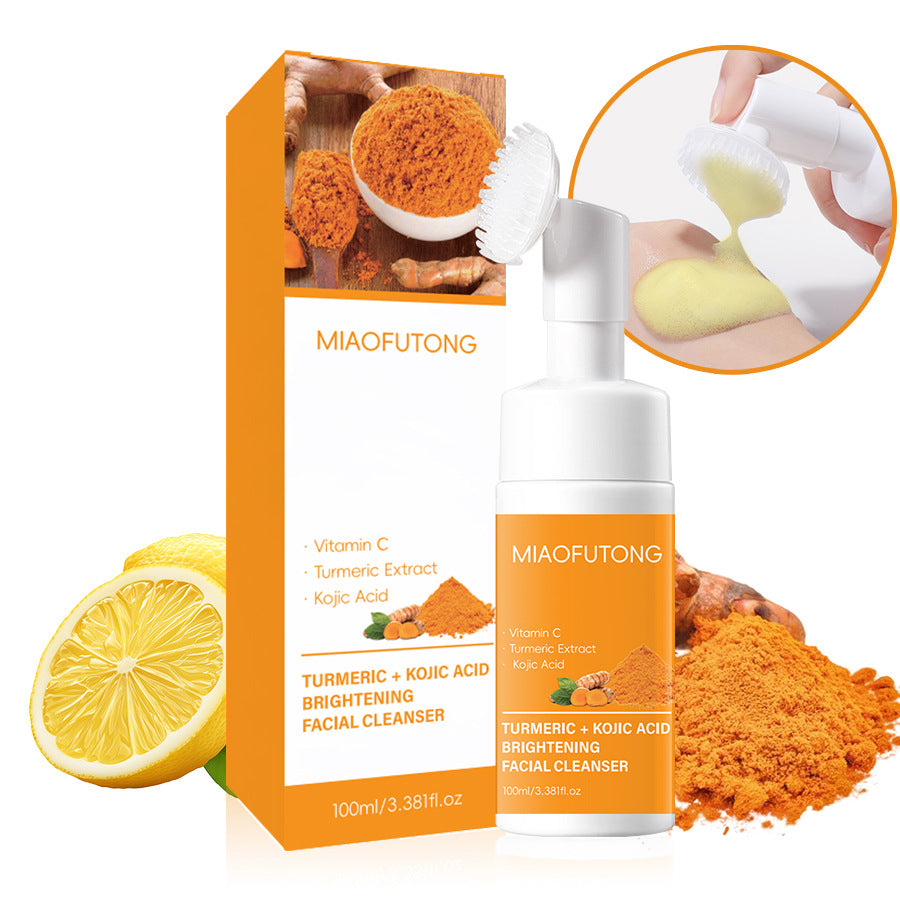 Velisse Beauty Turmeric Cleansing Mousse — Oil Control & Brightening Daily Face Wash
