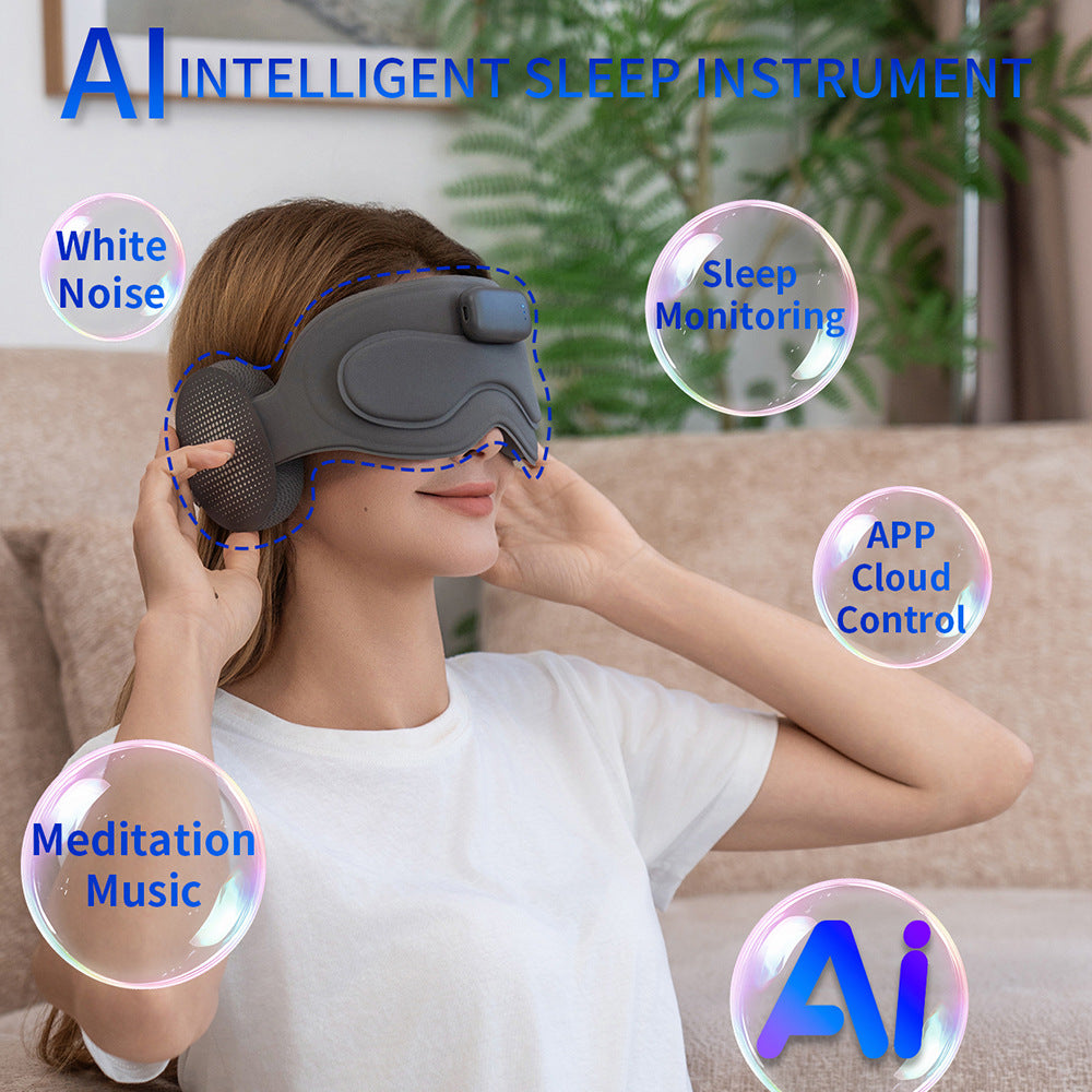 Velisse Beauty Bluetooth Sleep Eye Mask — Built-In Speakers Music & Total Blackout
