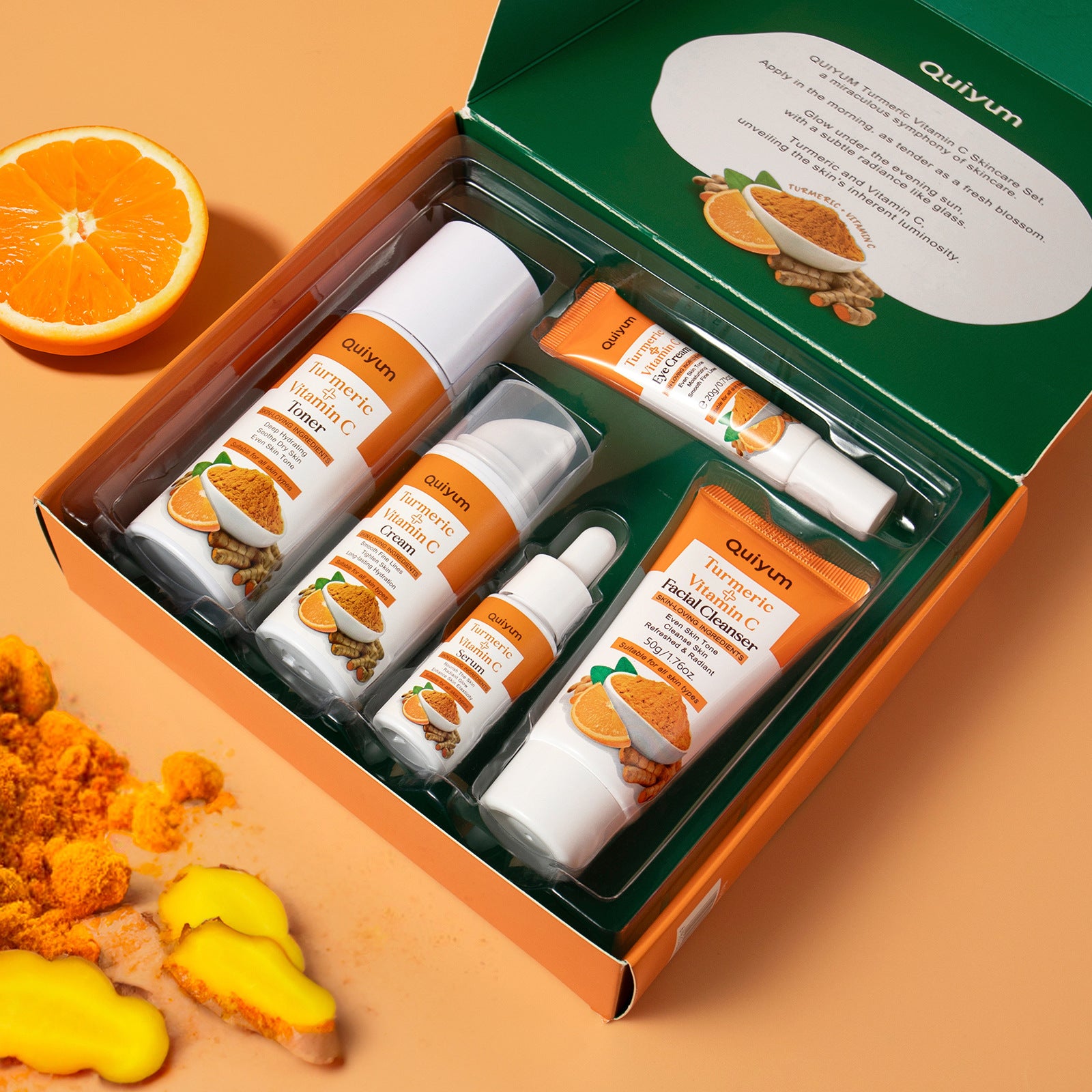 Velisse Beauty Complete Luxury Skincare Set — Full 5-Step Radiance Routine Collection