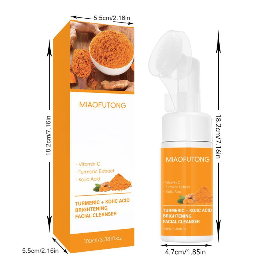 Velisse Beauty Turmeric Cleansing Mousse — Oil Control & Brightening Daily Face Wash
