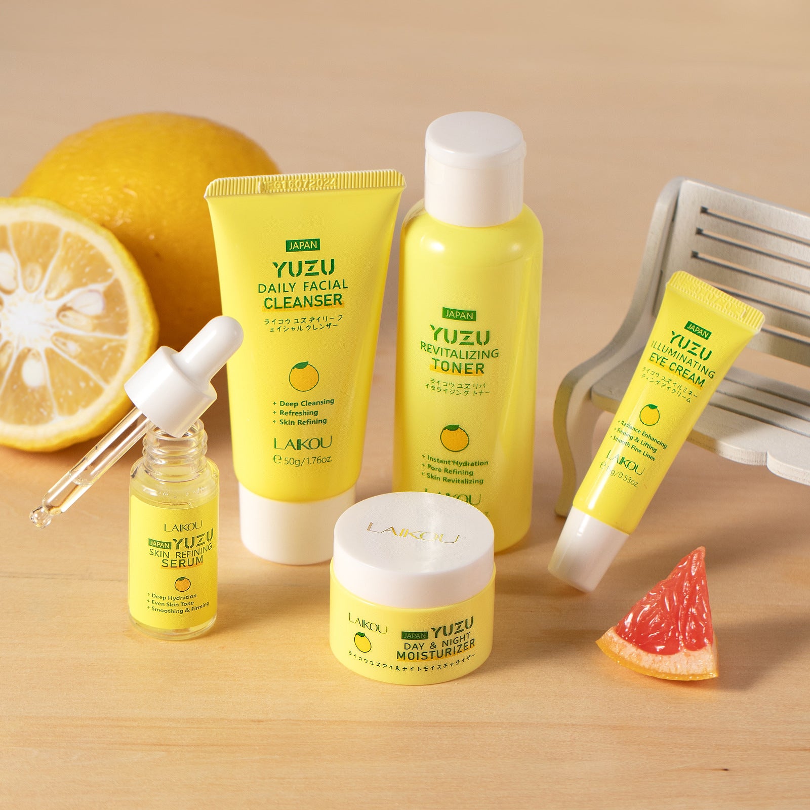 Velisse Beauty Complete Luxury Skincare Set — Full 5-Step Radiance Routine Collection