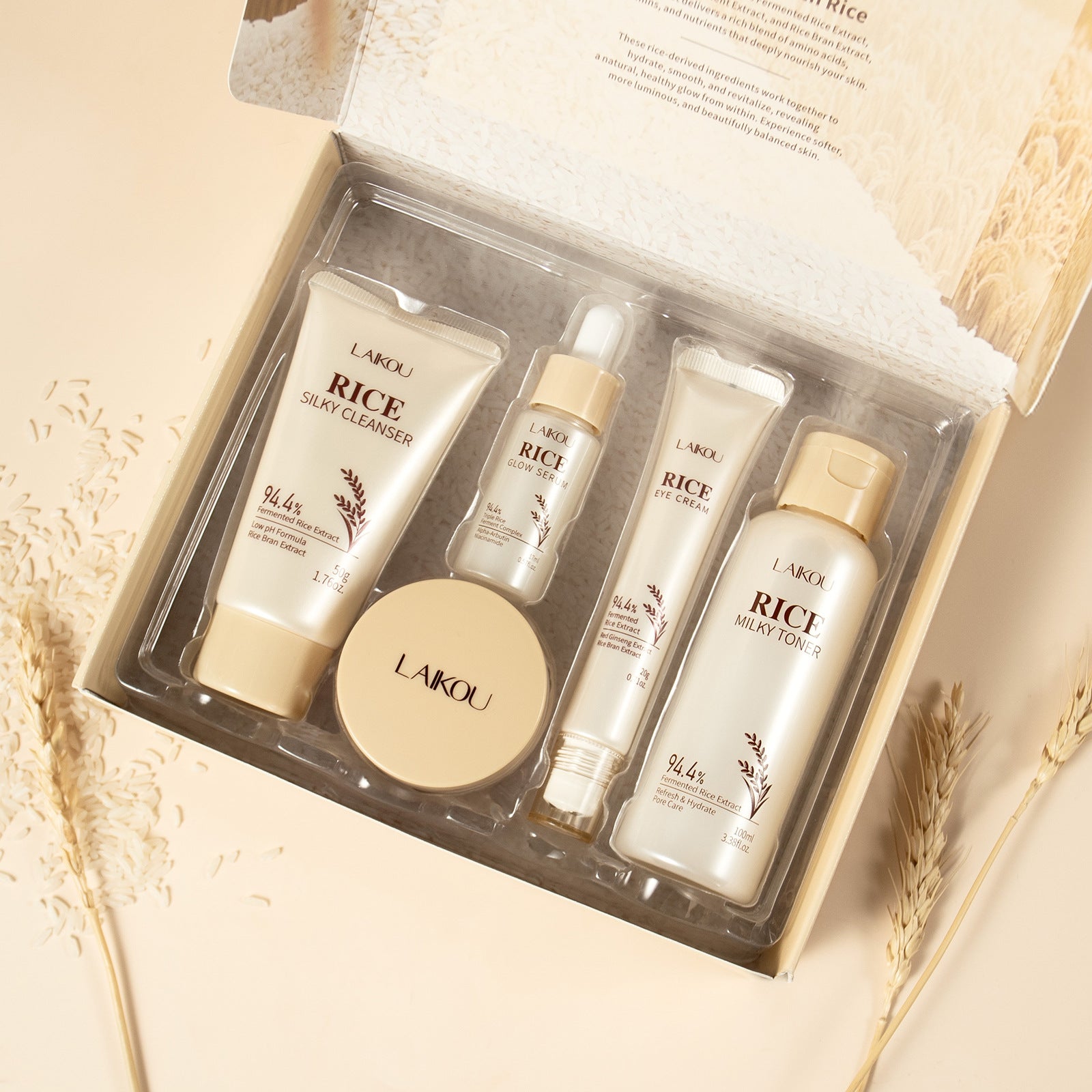 Velisse Beauty Complete Luxury Skincare Set — Full 5-Step Radiance Routine Collection