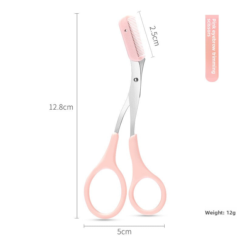 Velisse Beauty Precision Eyebrow Grooming Set — Stainless Steel Brow Sculpting Tools