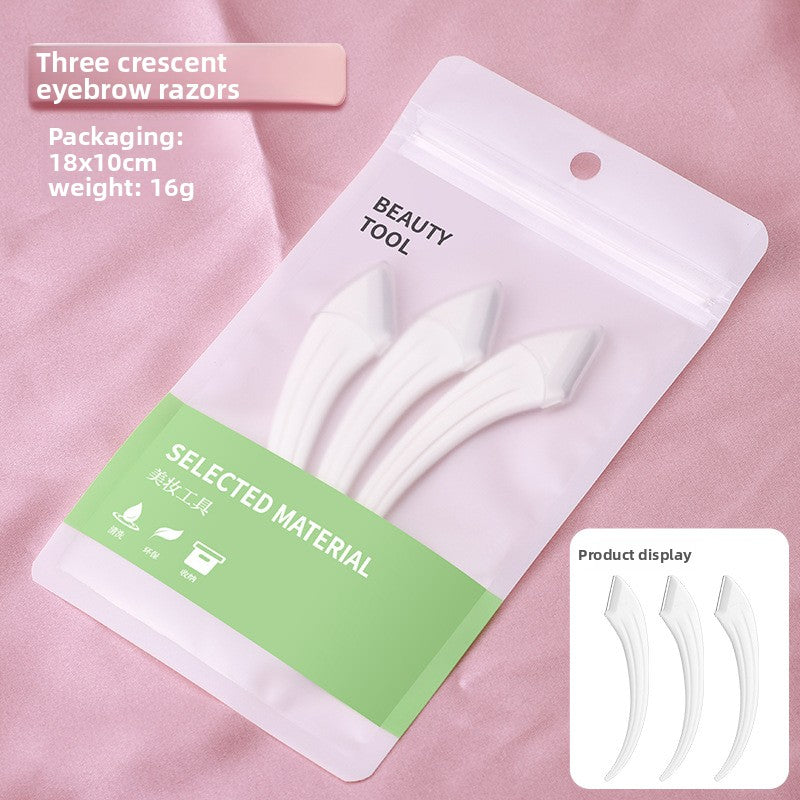 Velisse Beauty Precision Eyebrow Grooming Set — Stainless Steel Brow Sculpting Tools