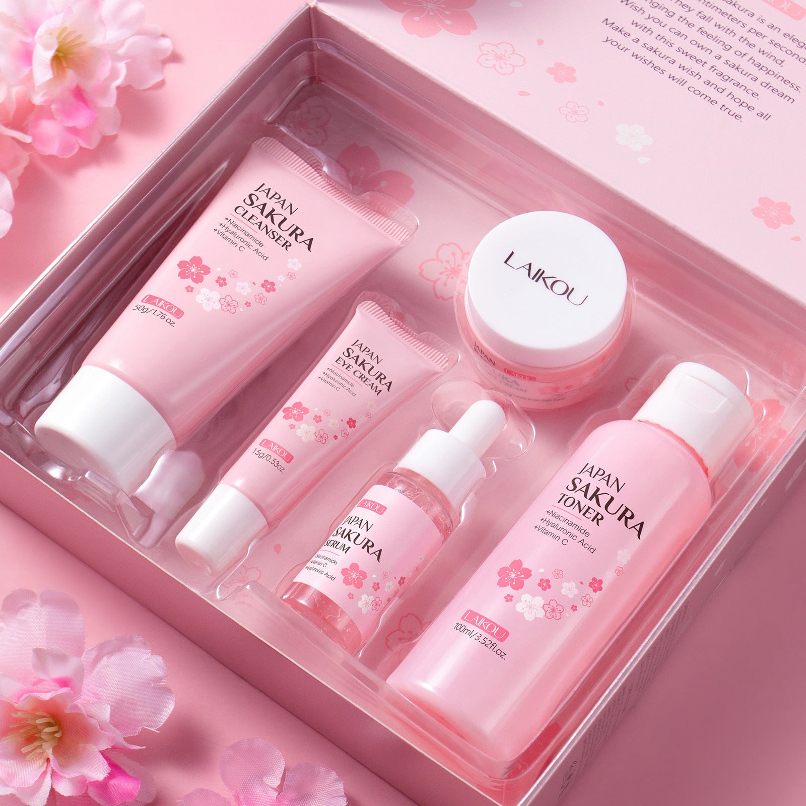 Velisse Beauty Complete Luxury Skincare Set — Full 5-Step Radiance Routine Collection