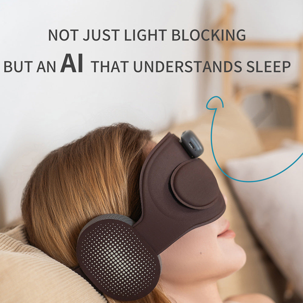 Velisse Beauty Bluetooth Sleep Eye Mask — Built-In Speakers Music & Total Blackout