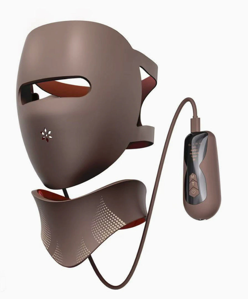 Velisse Beauty Rechargeable LED Light Therapy Facial Mask — Foldable At-Home Skin Care