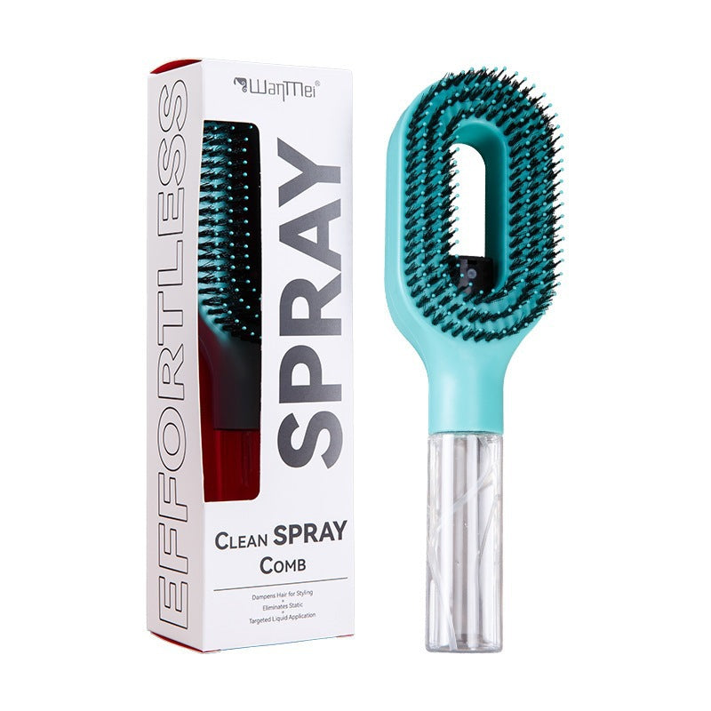 Velisse Beauty Hydrating Mist Spray Comb — Detangling & Styling Hair Tool