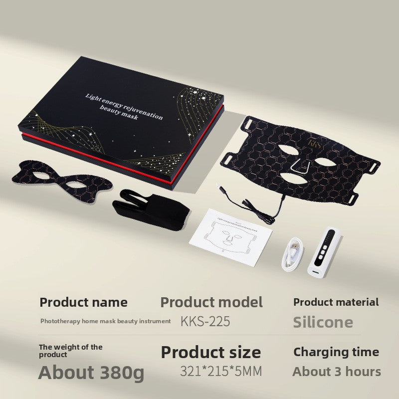 Velisse Beauty Photon Therapy LED Face Mask — At-Home Red & Blue Light Skin Radiance