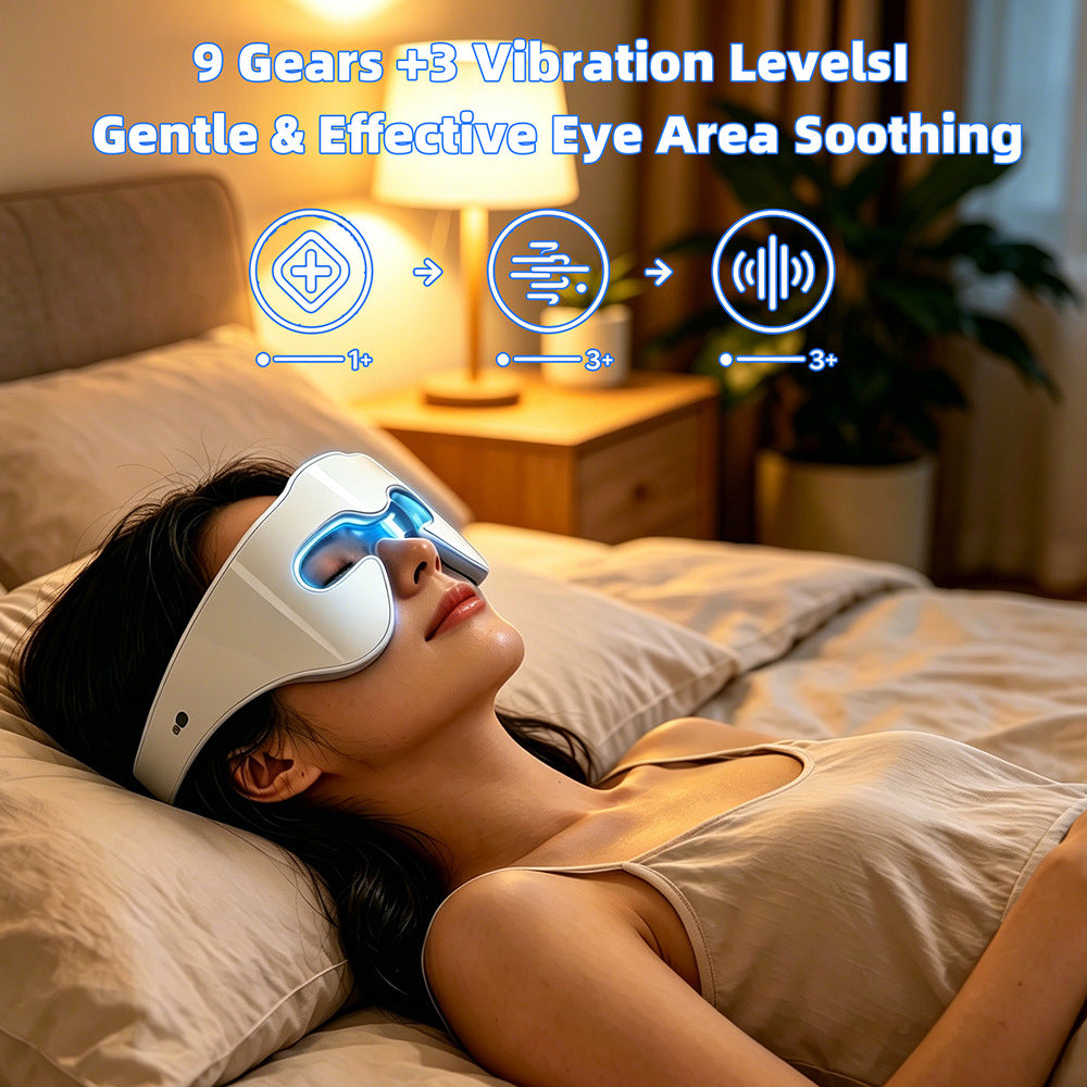 Velisse Beauty LED Eye Rejuvenation Massager — Red & Blue Light Eye Care Device
