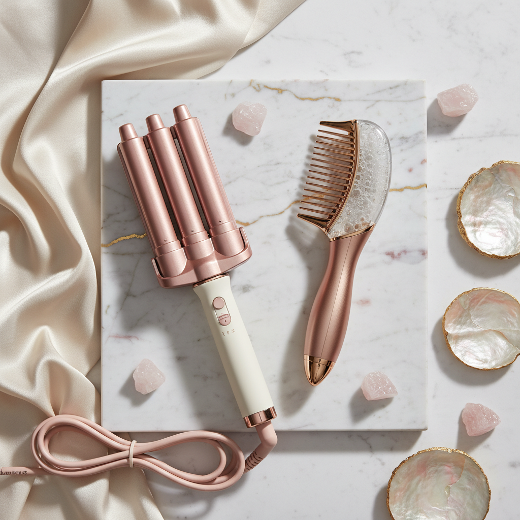 Velisse Beauty Hair Styling Duo — Curl & Hydrate Set for Salon-Quality Results at Home